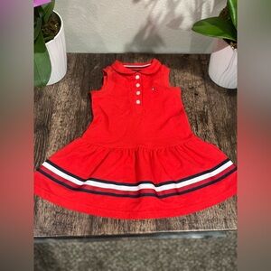 1 time used baby girl dress ( Tommy hilfinger )